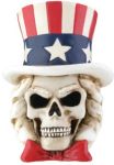 Uncle Sam Skull Figurine