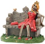Skeleton Woman Waiting For The Perfect Man Statue Skeleton Woman Waiting For The Perfect Man Statue