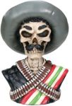 Zapata Skull Bust Figurine